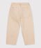 Pantaloni a 5 tasche in denim bambino beige