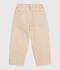 Pantaloni a 5 tasche in denim bambino beige