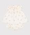 Set 2 pezzi in cotone composto da camicetta e bloomer con stampa a fiori neonata MILK/ MULTICO