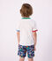 T-shirt a maniche corte in cotone bambina bianco