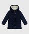 Parka bambina lunghezza midi blu SMOKING