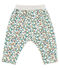 Pantalone bebè femmina in molleton fantasia grigio BELUGA/bianco MULTICO CN