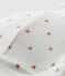 Reggiseno imbottito a pois bianco LAIT/marrone CUIVRE