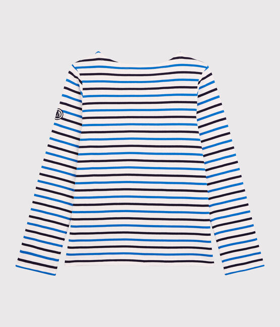 Camicetta Petit Bateau Bambina - Cotone Traforato Con Colletto 36 Mesi
