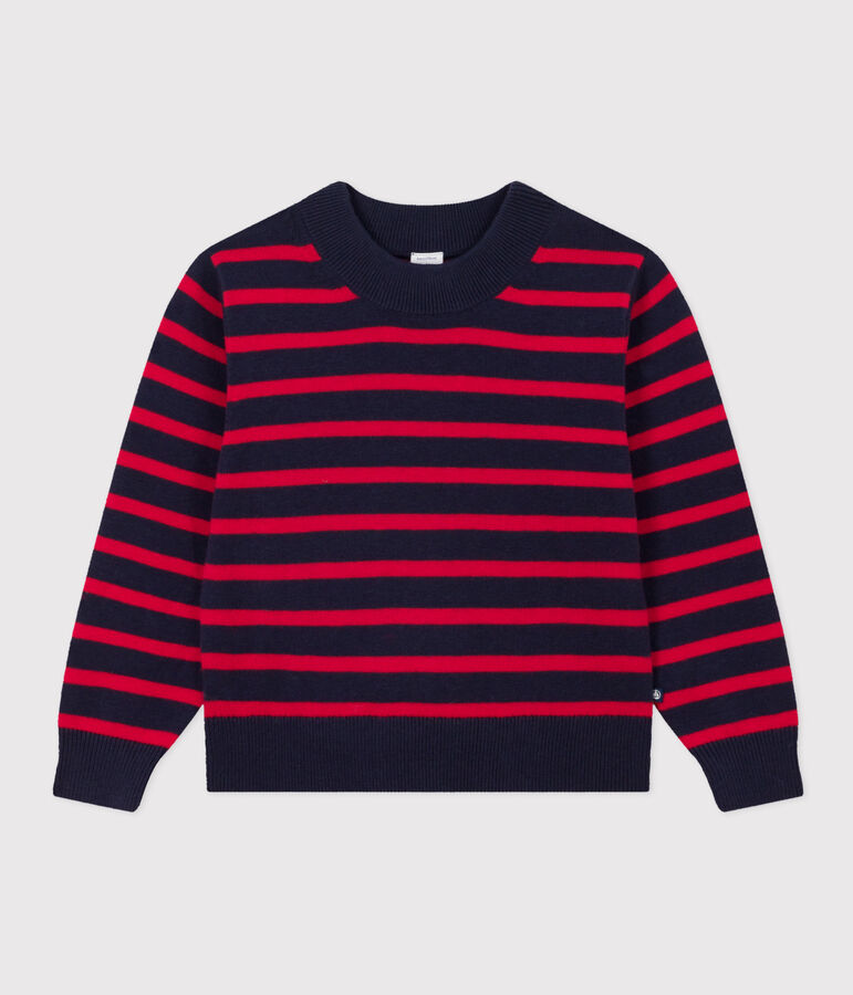 Maglione alla marinara in lana e cotone bambino unisex SMOKING/ CORRIDA