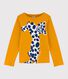 T-shirt bambina a maniche lunghe in cotone