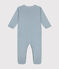 Pigiama fantasia in cotone neonato blu ROVER/bianco MARSHMALLOW