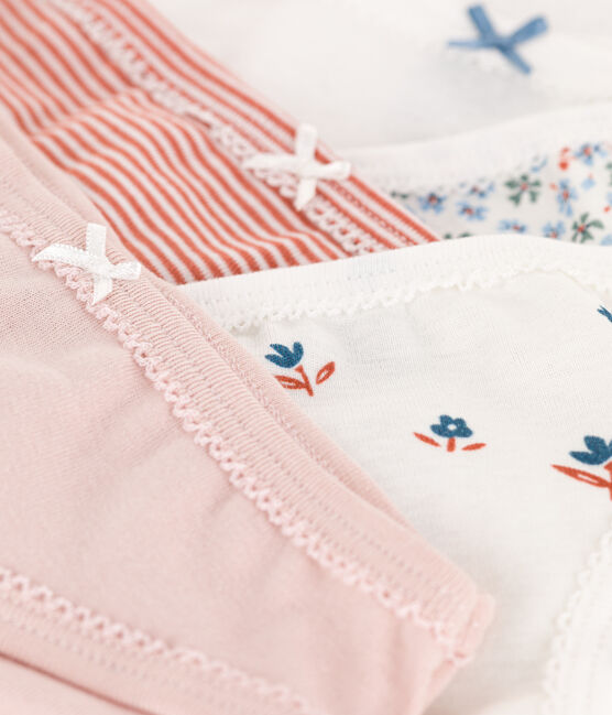 Confezione da 5 slip bambina in cotone variante 1