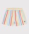 Shorts da bagno a righe neonato bianco/multicolore