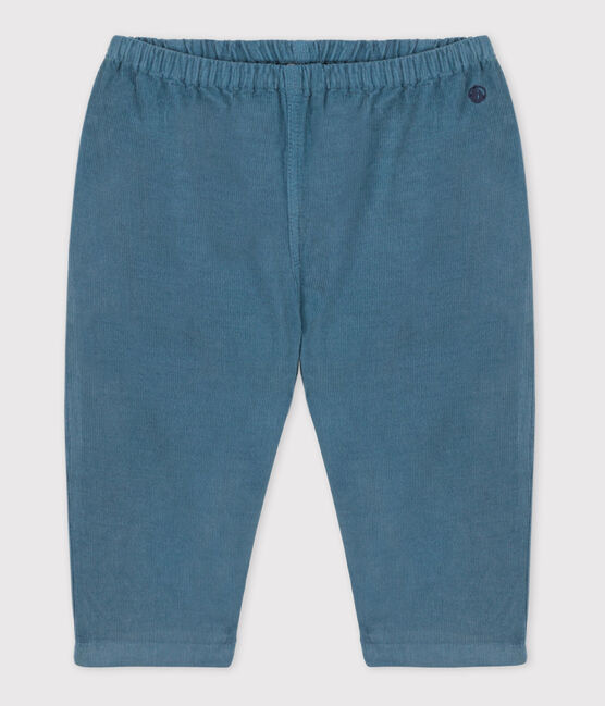 Pantalone di velluto a costine sottili per neonati blu ROVER