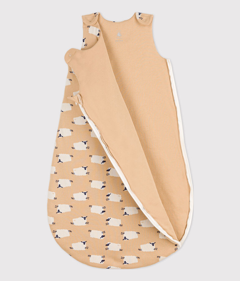 Sacco nanna pecora in cotone per neonati beige/multicolore
