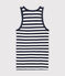 Canottiera iconica donna blu SMOKING/grigio BELUGA