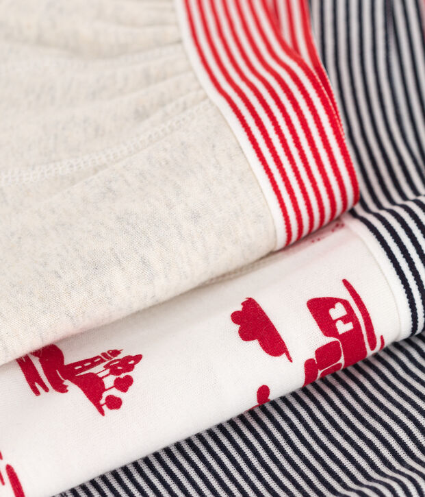 Confezione da 3 boxer Le Havre in cotone bambino multicolore