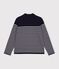 Pullover dallo spirito marinaro in misto lana e cotone a righe donna blu/bianco