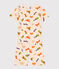 Pigiama short fantasia in cotone bambino bianco AVALANCHE/ MULTICO