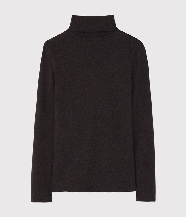 Dolcevita iconico in cotone Donna grigio