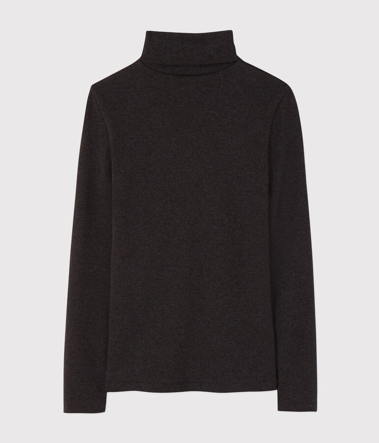 Dolcevita iconico in cotone Donna grigio