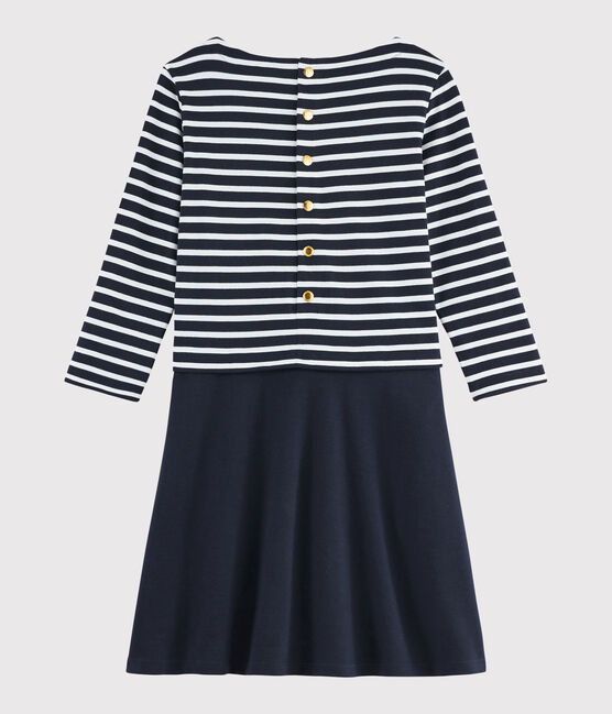 Abito marinière Donna blu SMOKING/bianco MARSHMALLOW