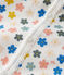 Tutina corta fosforescente bebè in cotone bianco MARSHMALLOW/bianco MULTICO