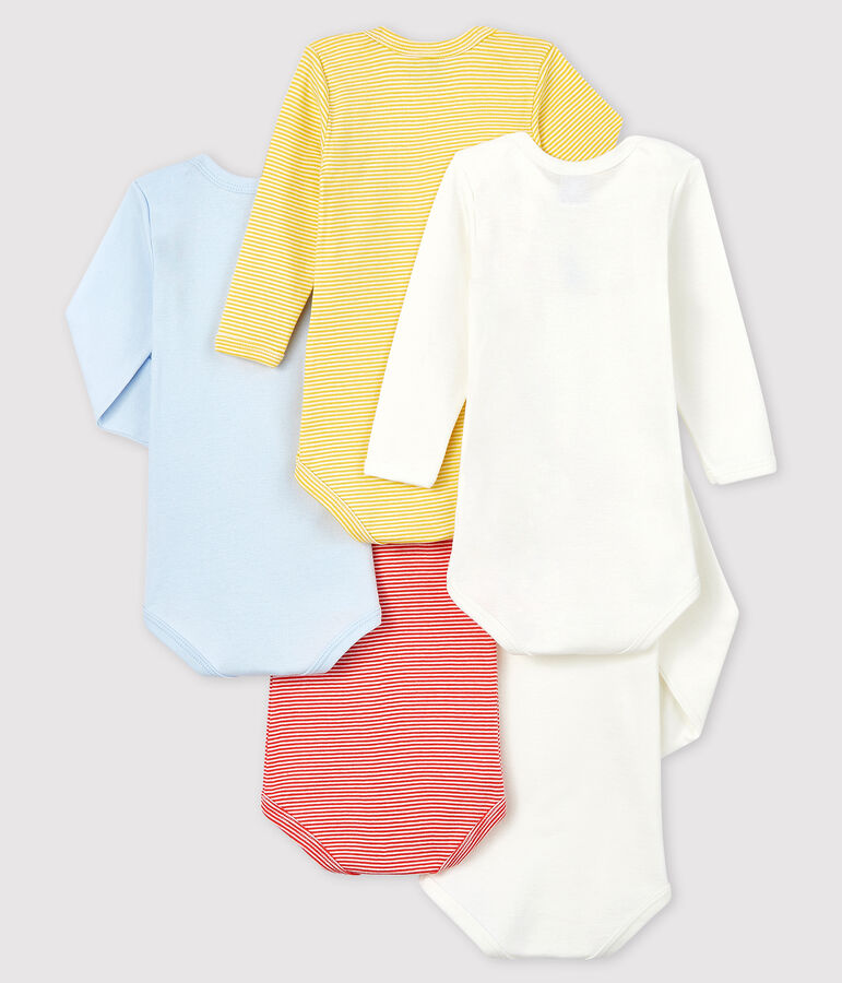 Confezione da 5 body a manica lunga beb&egrave; maschio variante 1