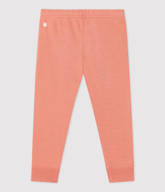 Leggins per bebè in cotone biologico rosa PAPAYE