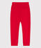 Pantaloni joggers in felpa bambino rosso PEPS