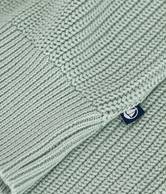 Maglione a costa inglese in cotone Donna verde HERBIER