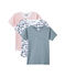 Lotto di 3 t-shirts per bambino a maniche corte bianco LOT