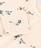 T-shirt a maniche lunghe in cotone a fiori bambina bianco AVALANCHE/ MULTICO