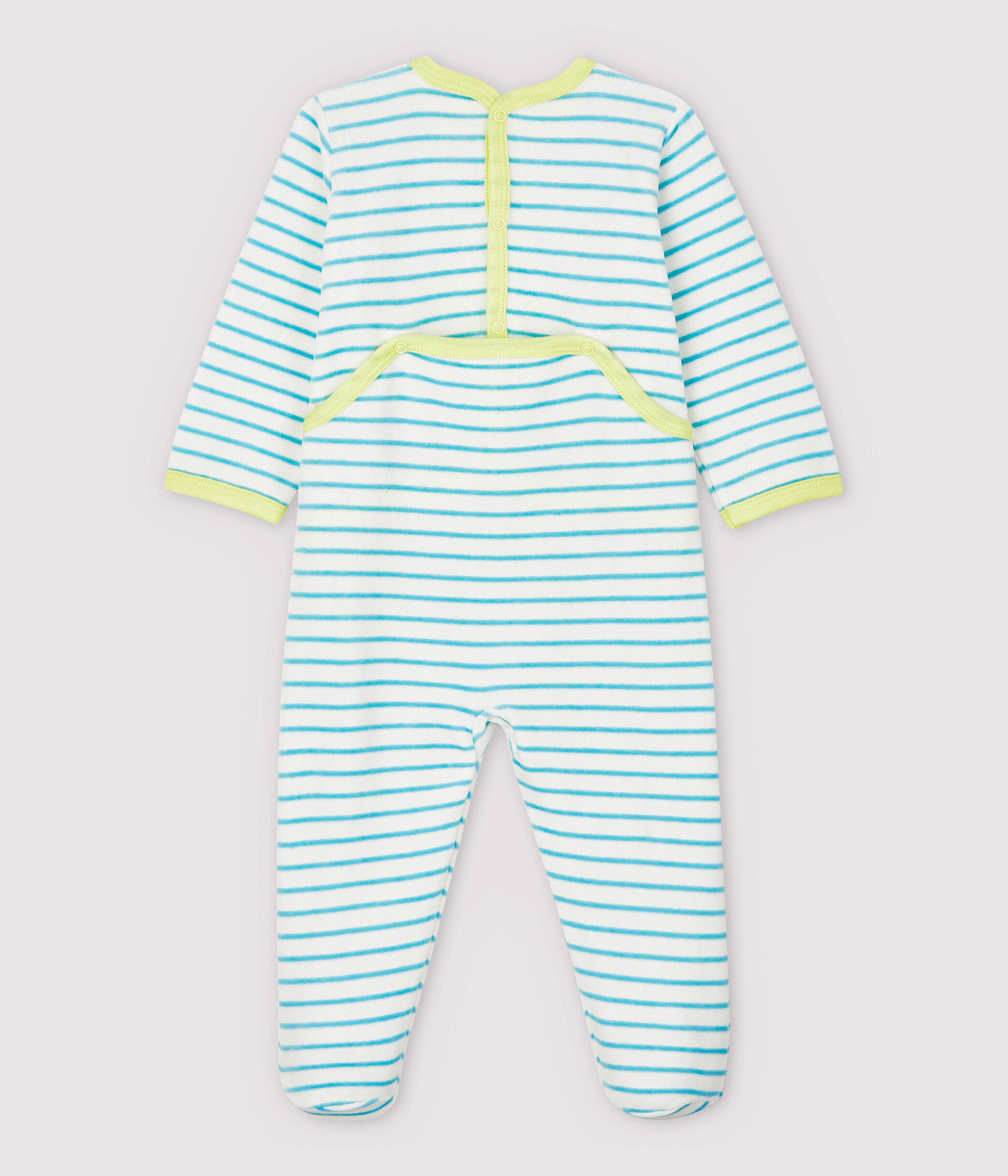 4 pyjamas Lot 1/3 mois avec 1 combinaison petit bateau coton bio Bambini Abbigliamento bambina Indumenti da notte Pigiamoni Petit Bateau Pigiamoni 