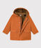 Parka bambino unisex marrone ECUREUIL