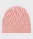 Cappellino in lana e cotone per bebè.
