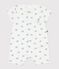 Tutina corta in cotone con animali stampati neonato bianco MARSHMALLOW/bianco MULTICO