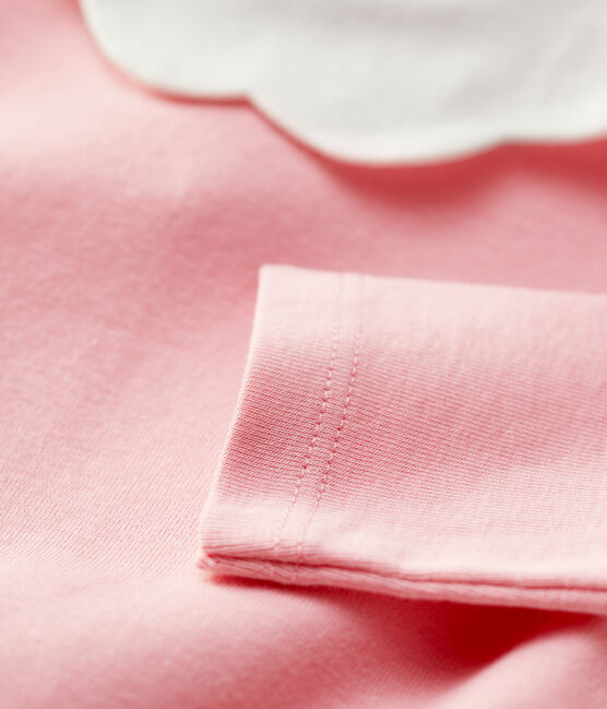 Blusa in cotone bebè. rosa CHARME