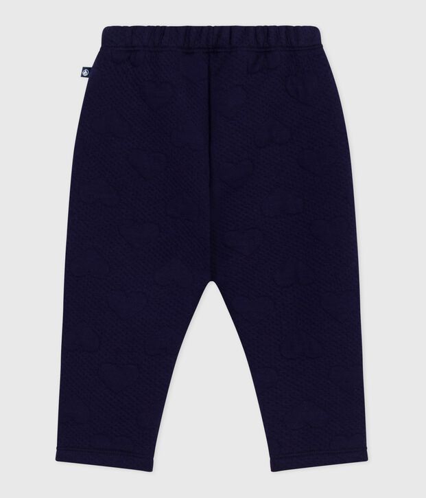 Pantaloni in cotone spesso con motivo a cuori neonata SOIR