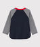 T-shirt colorblock bebè maschio blu SMOKING/bianco MARSHMALLOW