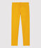 Pantaloni slim bambino in serge giallo BOUDOR