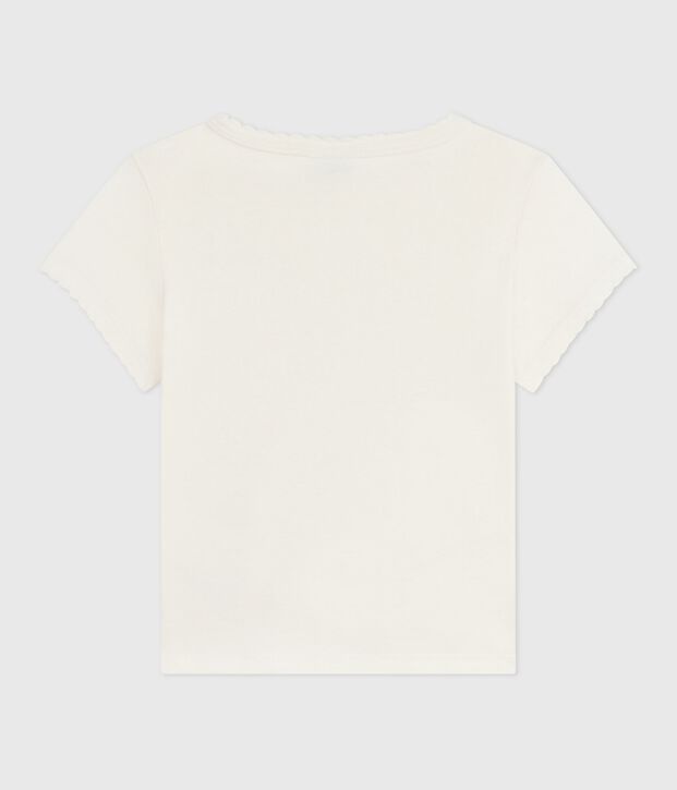 T-shirt a maniche corte con stampa bambino MILK