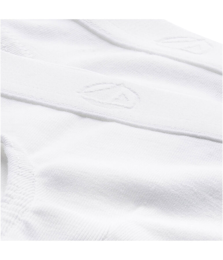 Confezione da 2 slip bianchi ragazzo multicolore