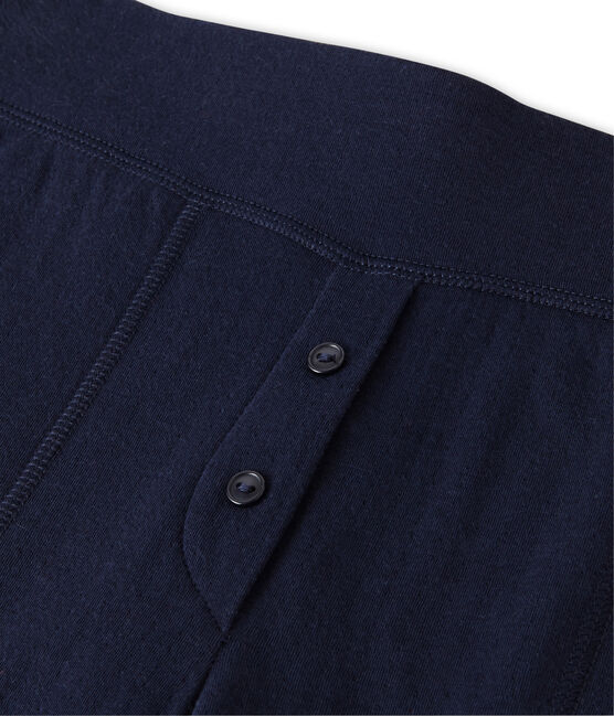 Pantaloni donna stile caleçon in tubique extra leggero blu SMOKING