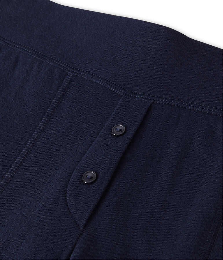 Pantaloni donna stile cale&ccedil;on in tubique extra leggero blu