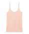 Canottiera con spalline donna bianco MARSHMALLOW/rosa ROSAKO