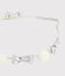 Fascia bambina bianco MARSHMALLOW/grigio ARGENT