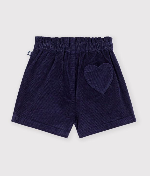 Shorts in velluto tinta unita neonata SOIR