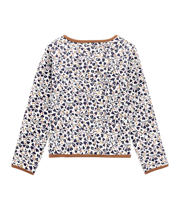 Cardigan per bambina grigio/multicolore