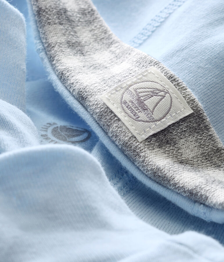 Lotto di cappellino e scarpine beb&eacute; maschio blu FRAICHEUR