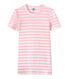 T-shirt donna in costina originale 1x1 rigata