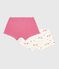 Set di shorty in cotone con stampa di cavalli bambina variante 1