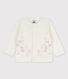 Cardigan in tricot jersey cotone/lino bebè femmina