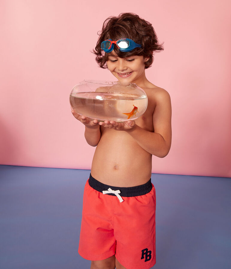 Short da spiaggia bambino rosa GROSEILLER